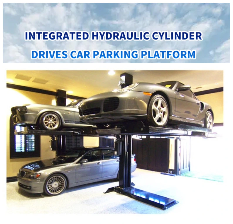Hodafir Hydraulic Simple Storage Auto Post 2 Level Automatic Car Parking Lift