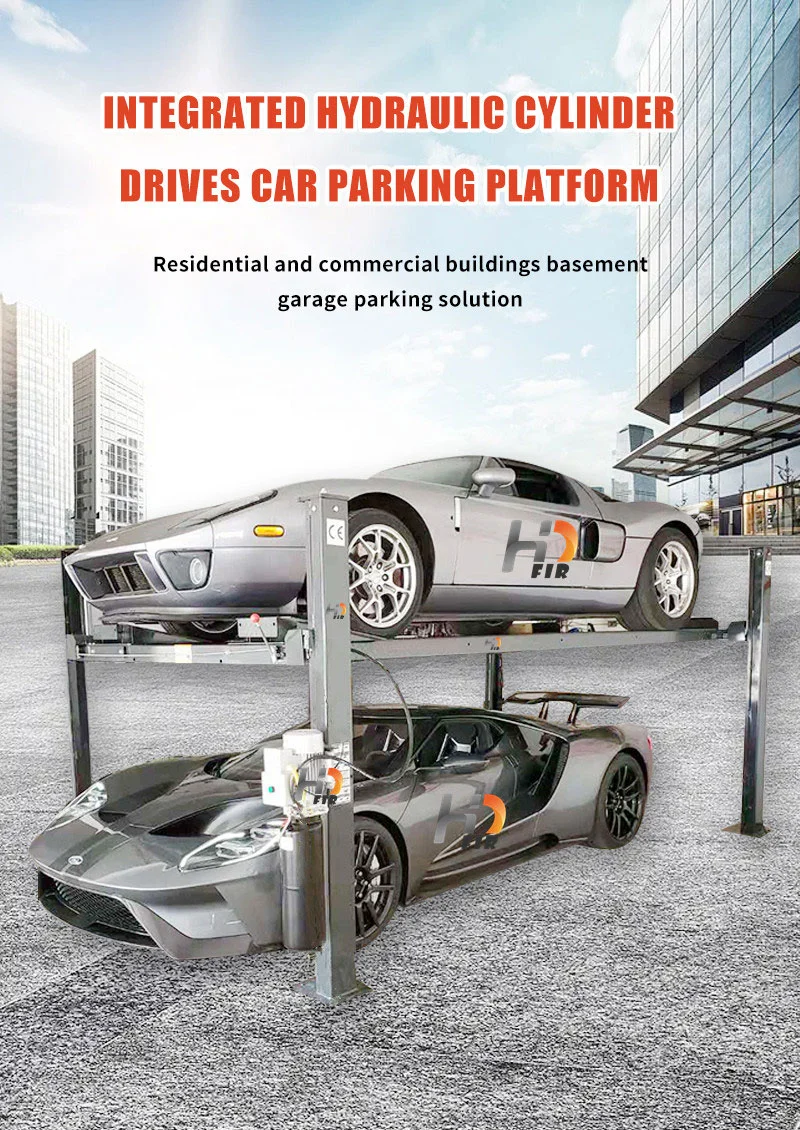 Pit Parking Hydraulic Inground Car Park Multi-Level Parking System