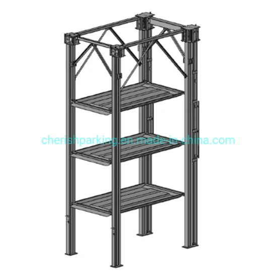 Commercial Multi Level Parking Lift System Indoor Quad Stackers