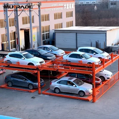 Two Levels Automated Puzzle Smart Parking System