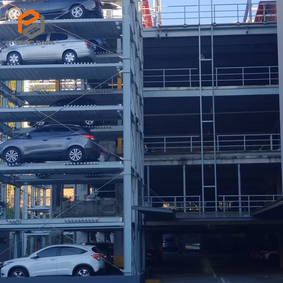 Max 35 Floors 70 Car Spaces Hydrauluc/Motorized Fully Automatic Parking System Automated Tower Parking System