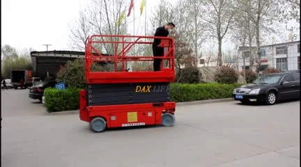 China Daxlifter Multiple 6-16m Hydraulic Self-Propelled Scissor Lift with CE Approved