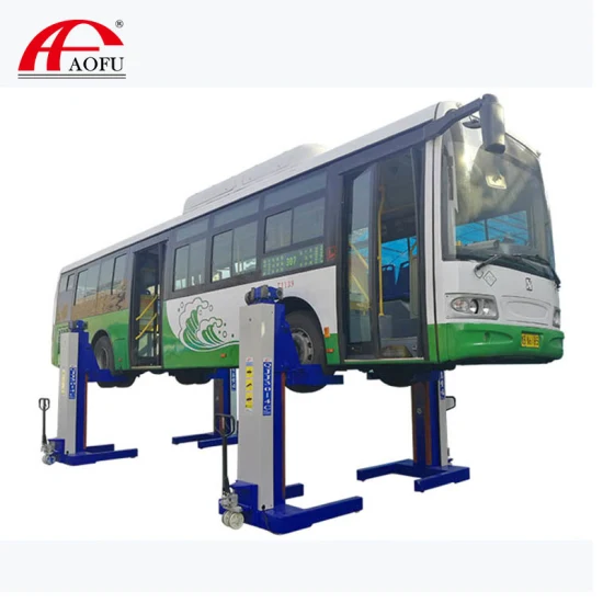 Aofu Auto Repair Special Truck Lift Bus Lift 4 Post Mobile Lifting Machine Auto Lift Car Lift