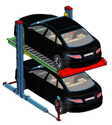 Factory Direct Price Auto Mobile Puzzle Car 2 Floor Lift Parking System