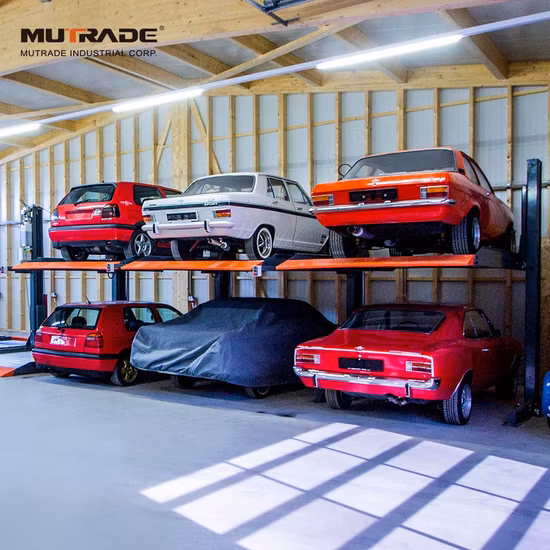 Factory Price Lift Transverse Car Stacking 2 Levels Puzzle Vertical Parking System