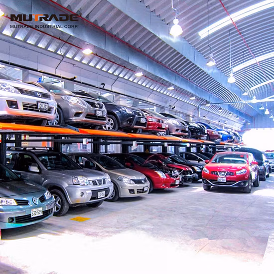 Factory Price Lift Transverse Car Stacking 2 Levels Puzzle Vertical Parking System