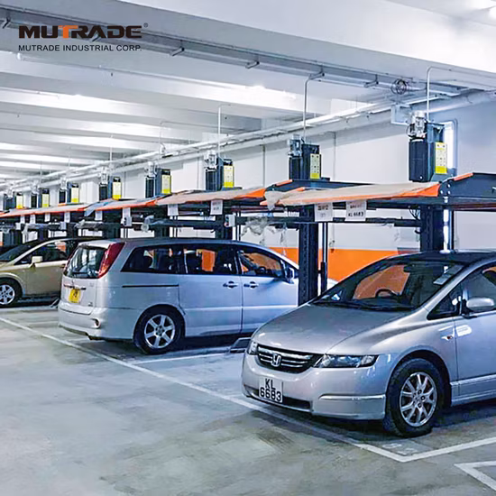 Factory Price Lift Transverse Car Stacking 2 Levels Puzzle Vertical Parking System