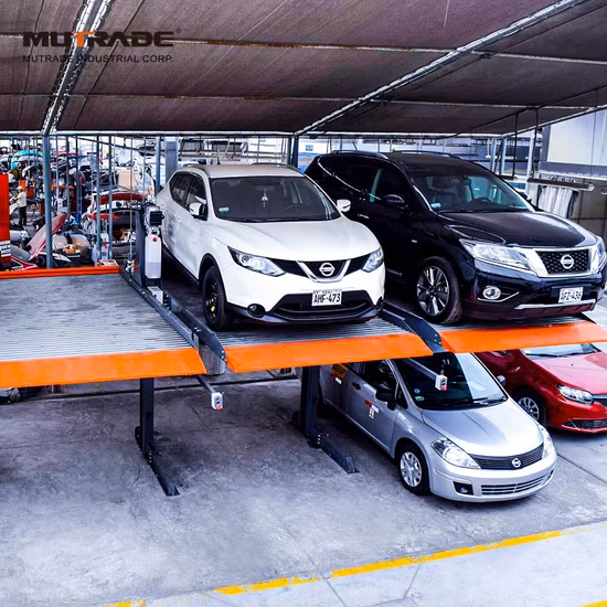 Factory Price Lift Transverse Car Stacking 2 Levels Puzzle Vertical Parking System