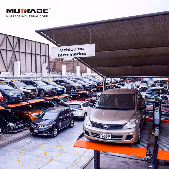 Factory Price Lift Transverse Car Stacking 2 Levels Puzzle Vertical Parking System