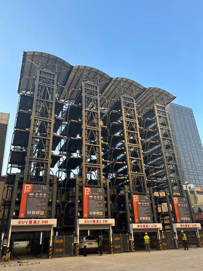 CE Certificated 12 Cars Smart Semi-Automated Rotary Parking System