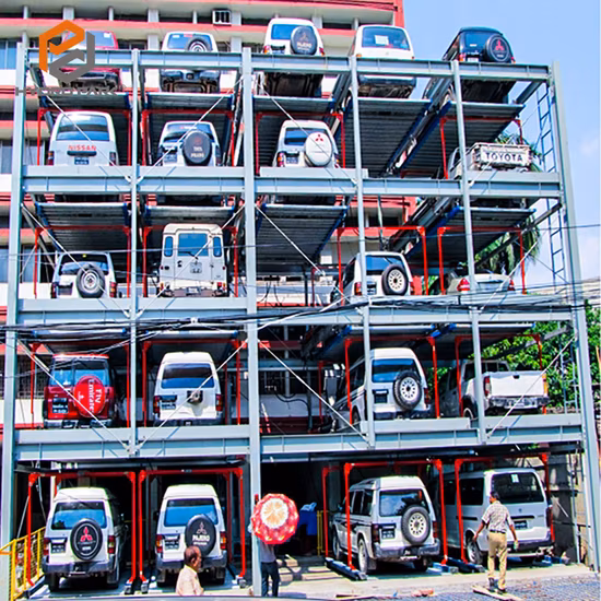 SUV Parking Hydraulic Garage Equipment Semi-Automatic Puzzle Parking System