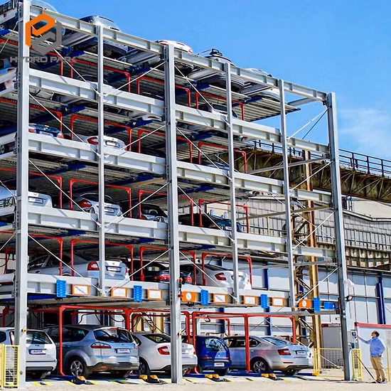 Parking Lot Semi Automated Car Puzzle Parking System