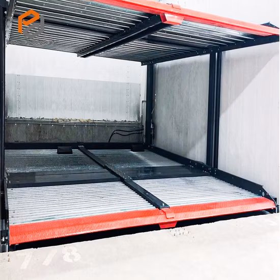 2500kg 2 Post Pit Car Parking Lift Underground Parking System
