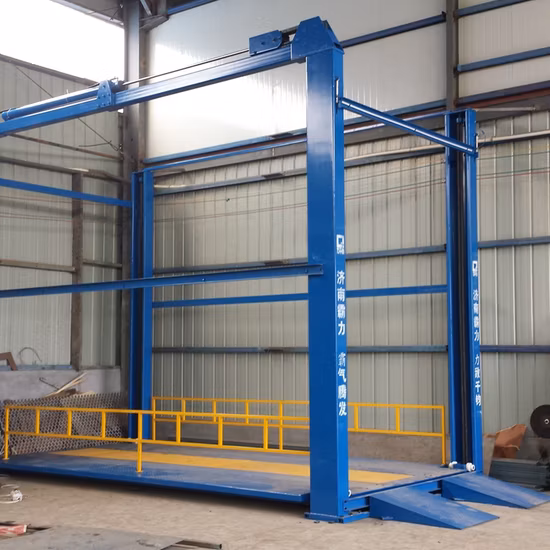 Electric Hydraulic Car Elevator Garage Equipment Lifter 4 Post Car Lift Auto Lift for Car Repair and Car Floor Transfer Car Parking 4s 4 Store Use